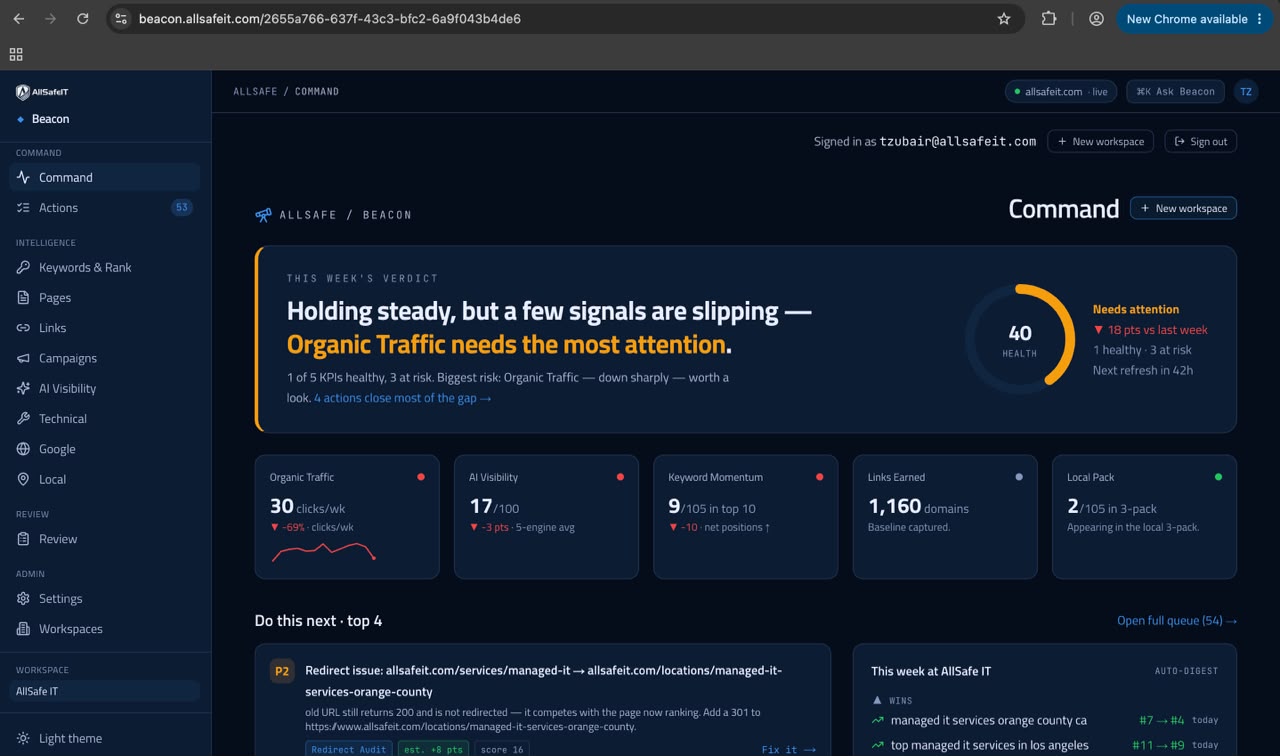 AllSafe Beacon preview 1